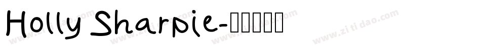 Holly Sharpie字体转换